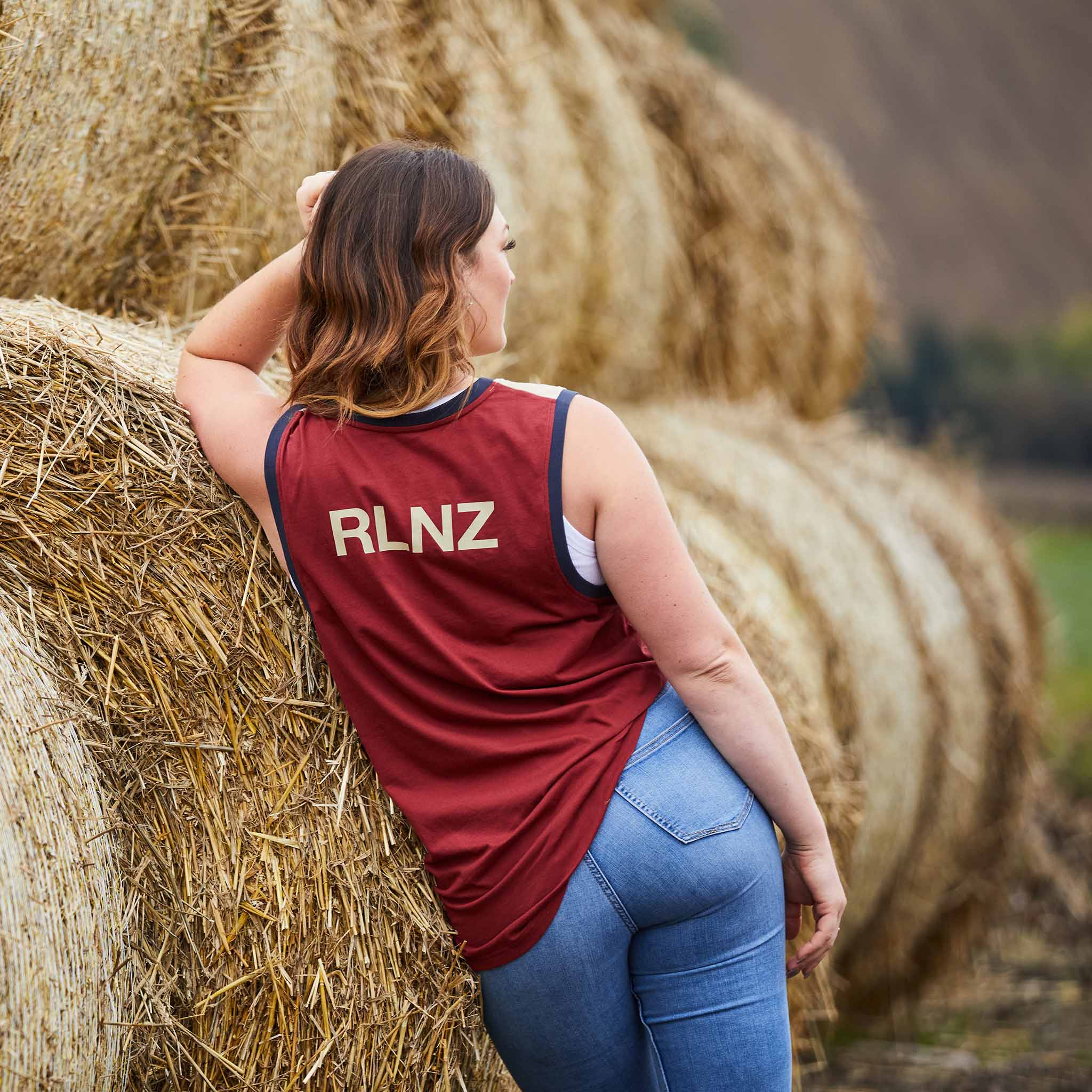 Backslider Singlet Top Rhubarb Multi