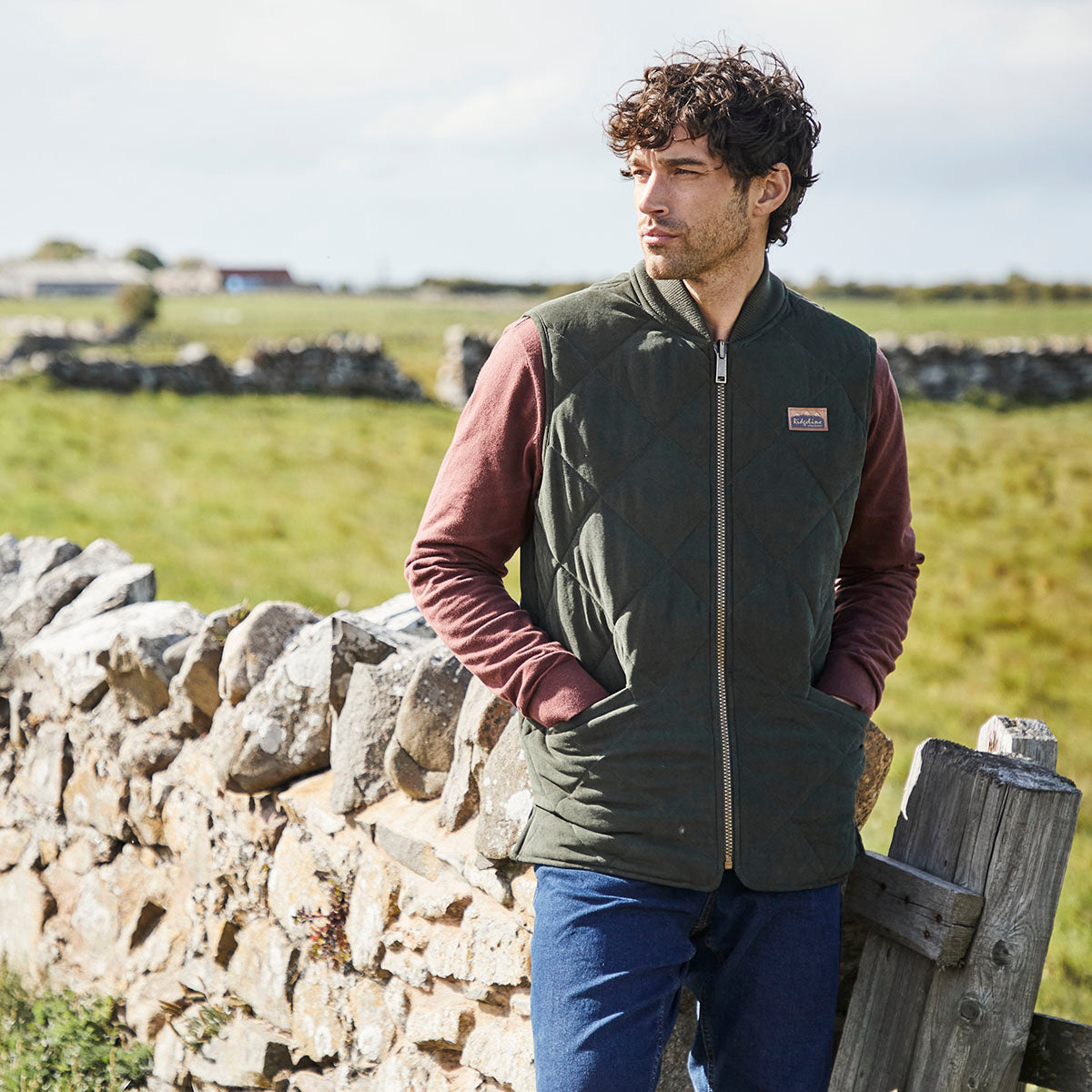 Men's Wester Skeld Gilet Deep Forest