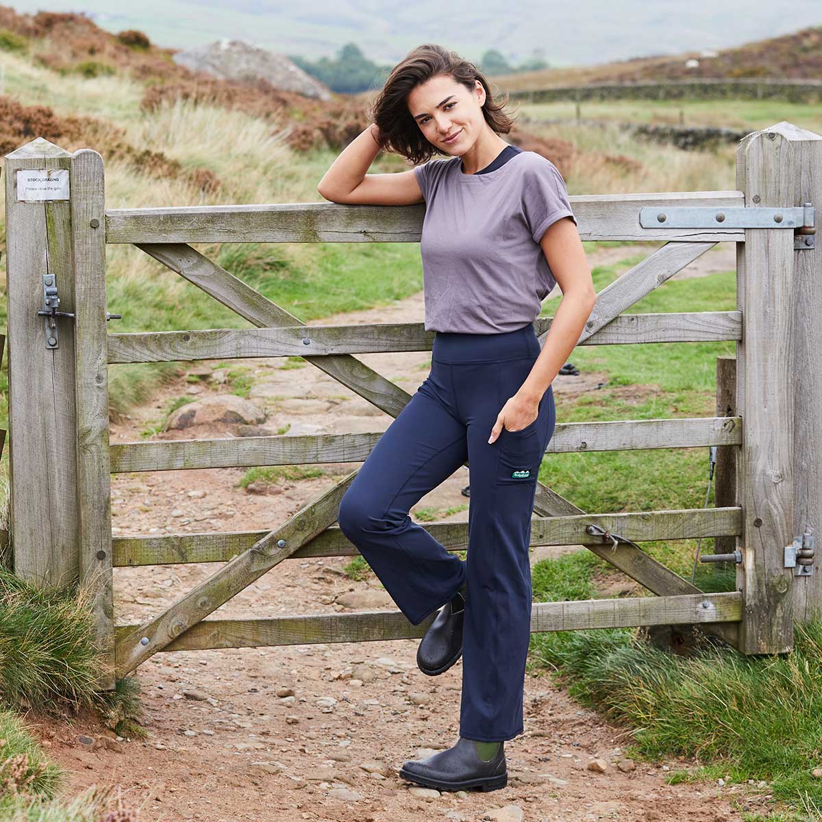 Women's Infinity Straight Leg Leggings Navy