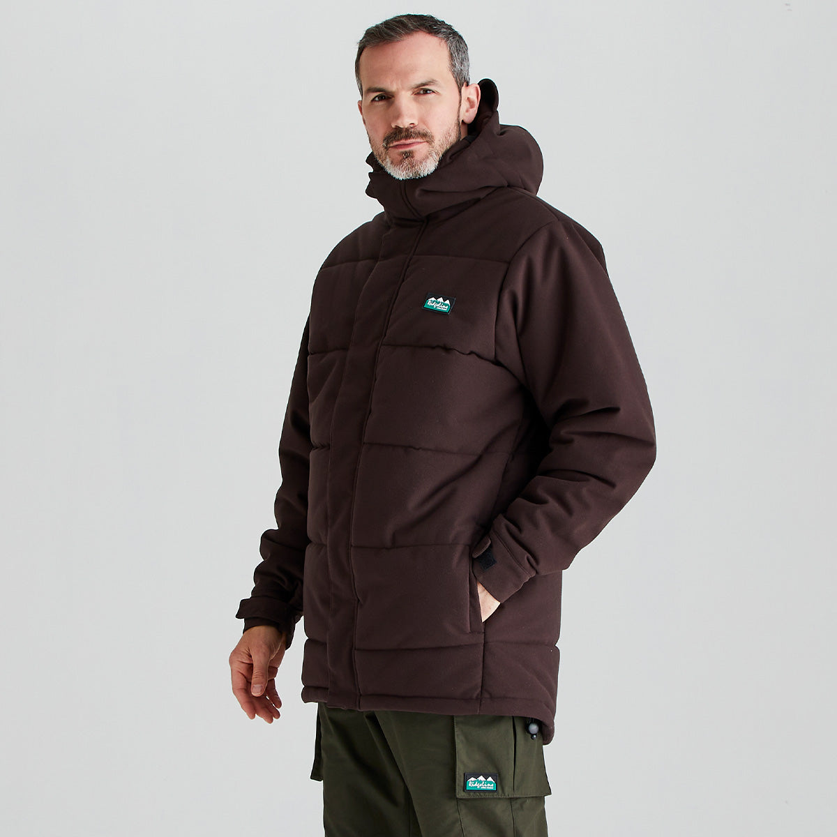 Men's Tundra Thermal Jacket Deep Bark