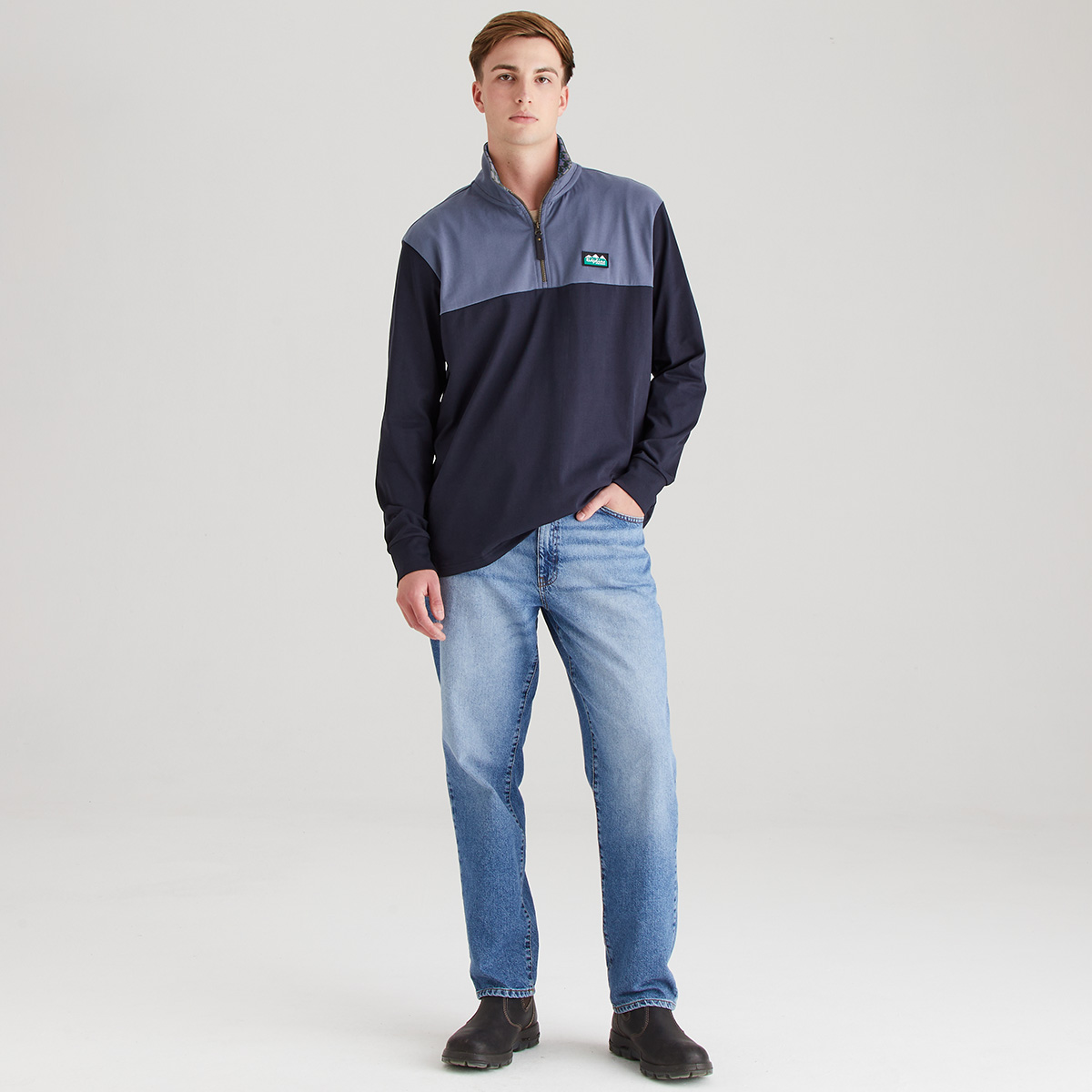 Men's Salthouse 1/4 Zip Top Navy