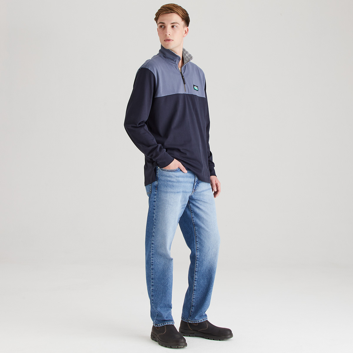 Men's Salthouse 1/4 Zip Top Navy