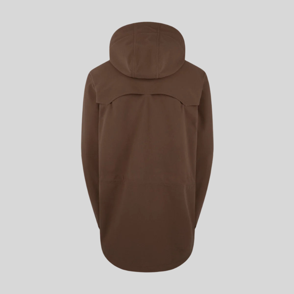 back view a brown coloured Ridgeline Torrent III Jacket on a white background