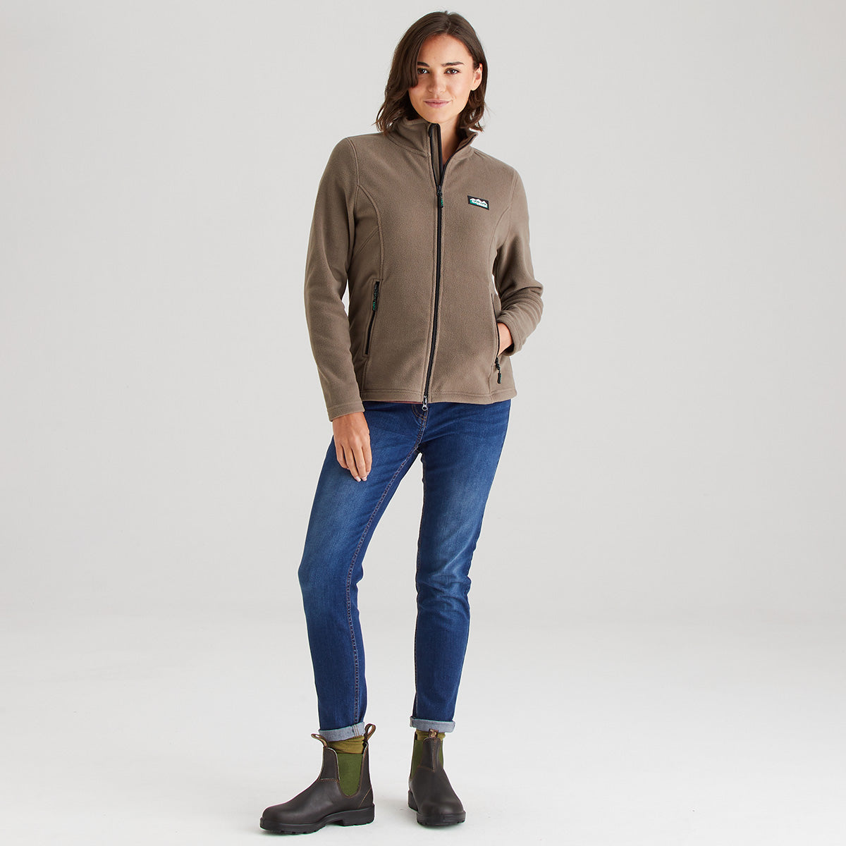 Women's Faroe Fleece Jacket Light Bark
