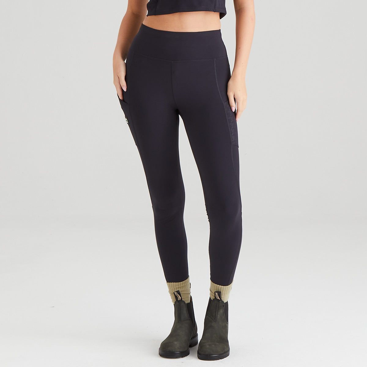 Women's Infinity Leggings Black Print