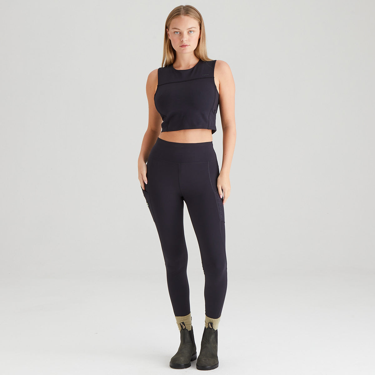 Women's Infinity Leggings Black Print