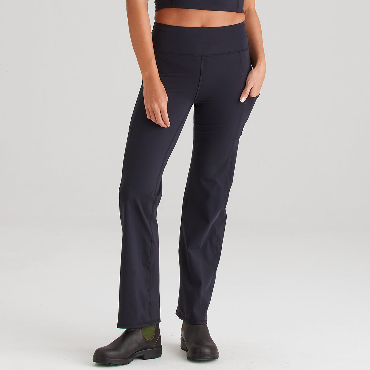 Women's Infinity Straight Leg Leggings Black