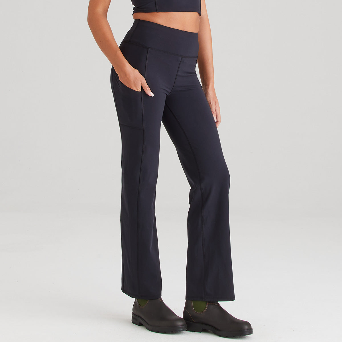 Women's Infinity Straight Leg Leggings Black