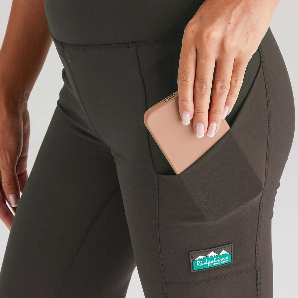 Women's Infinity Straight Leg Leggings Deep Forest