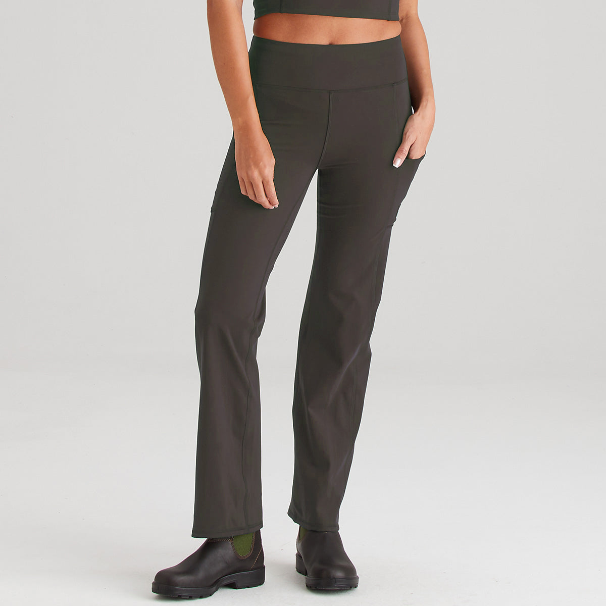 Women's Infinity Straight Leg Leggings Deep Forest