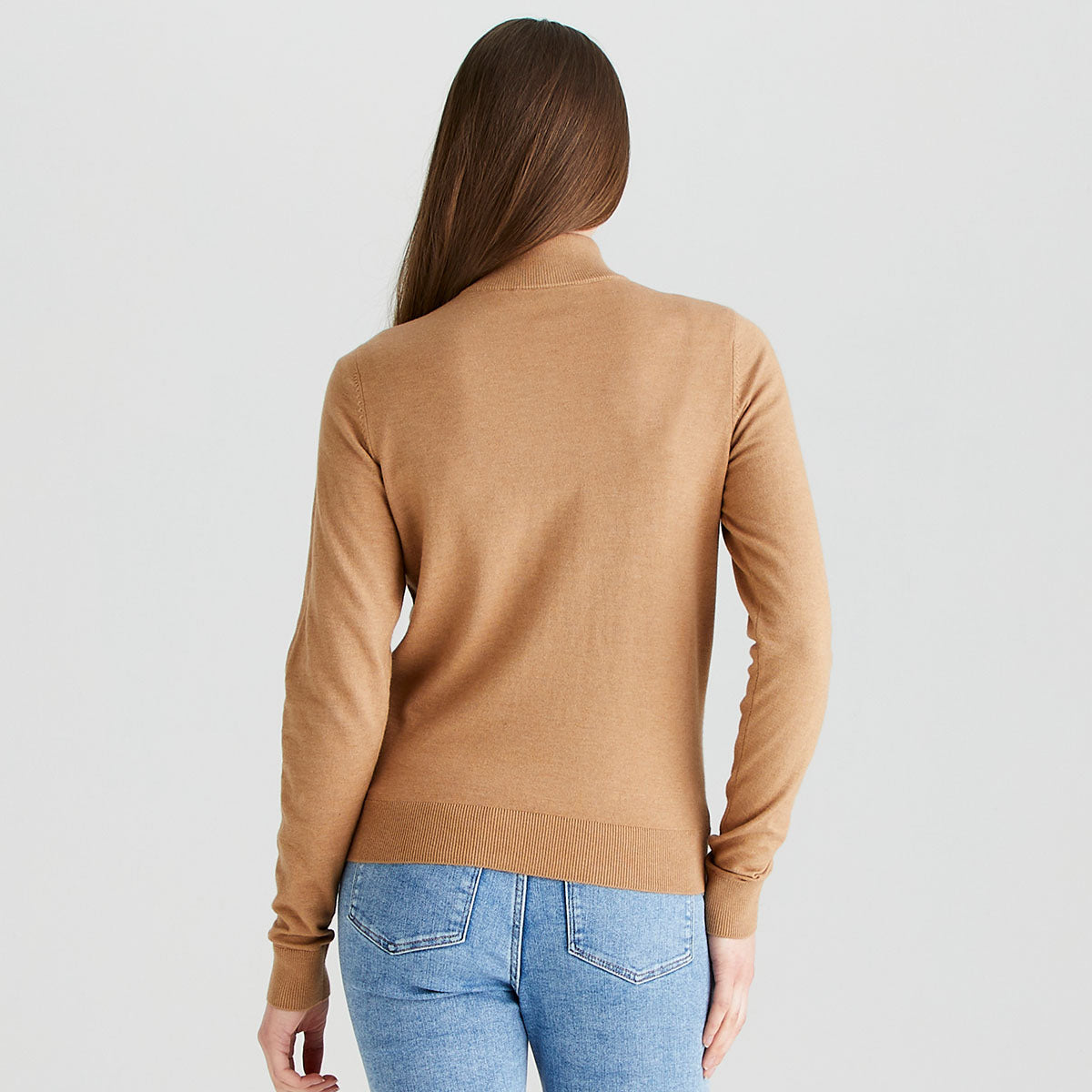 Women's Melford Knit 1/4 Zip Sienna