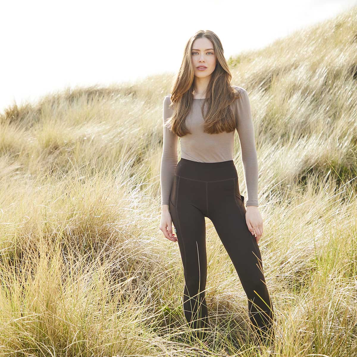 Women's Infinity Leggings Deep Bark