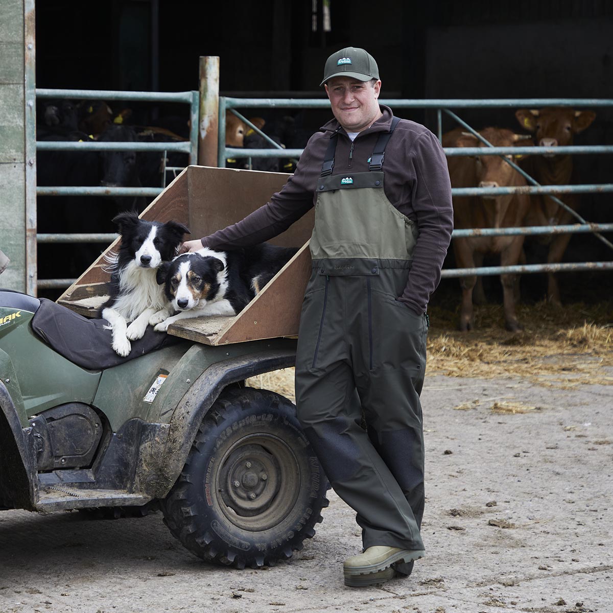Men's Agri Pro Bib & Brace Deep Forest