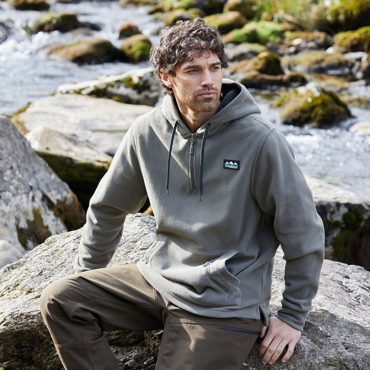Men's Ballistic Fleece Hoodie Smokey Olive