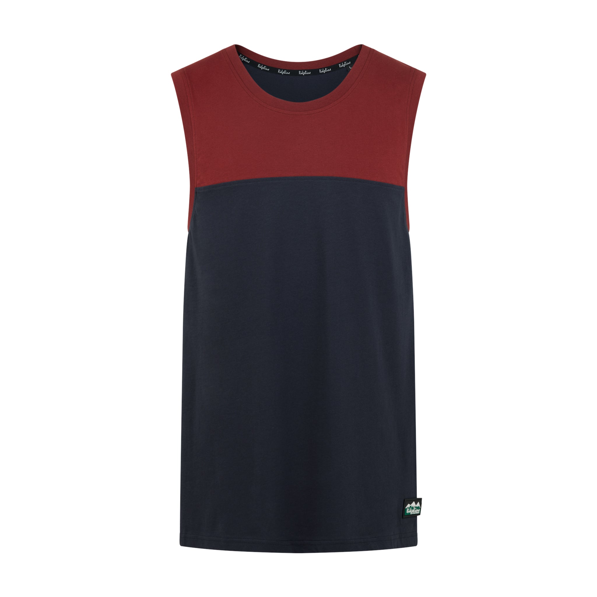 Backslider Singlet Top Navy Multi