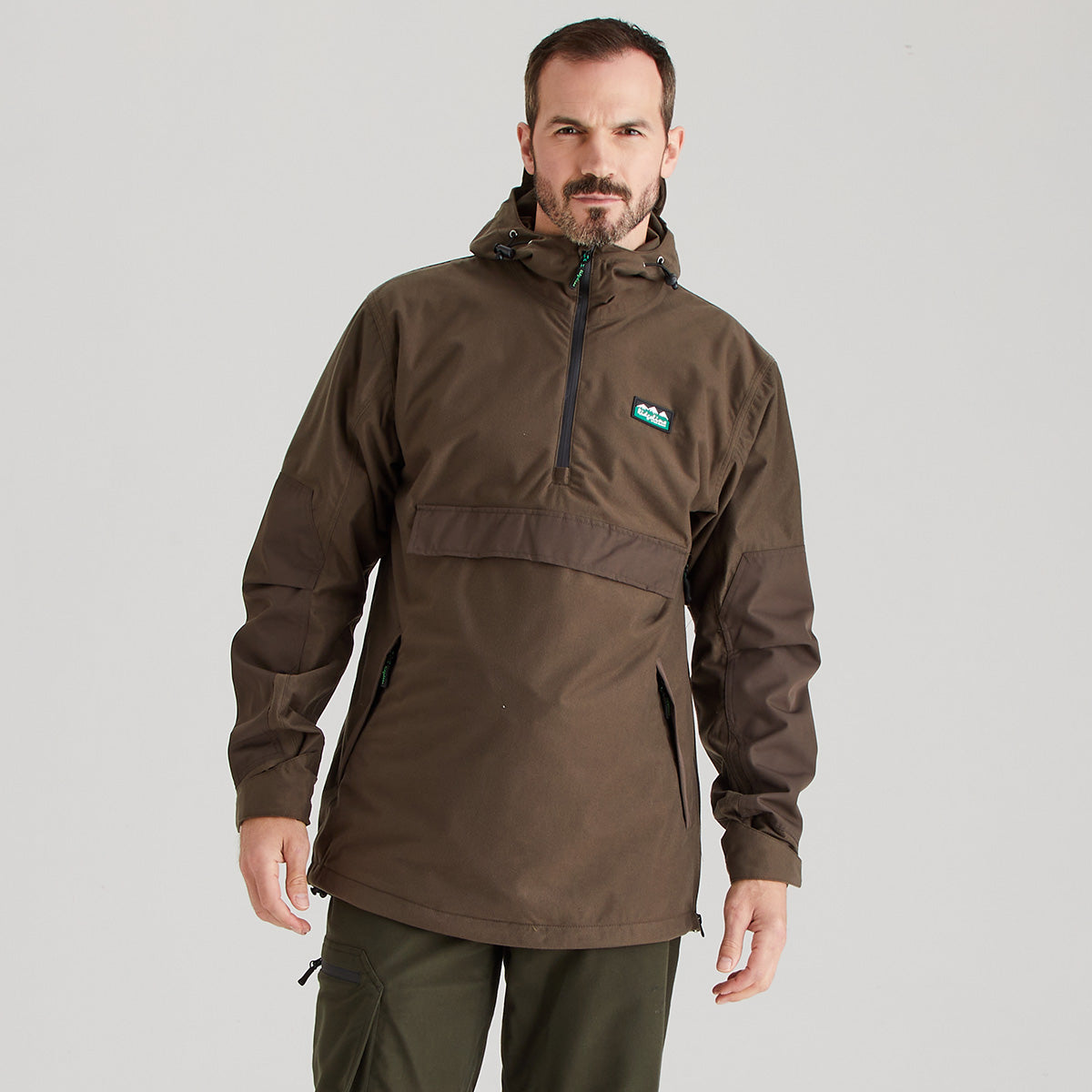 Men's Pintail Ghillie Brown Smock | Large Zipped Chest Pocket