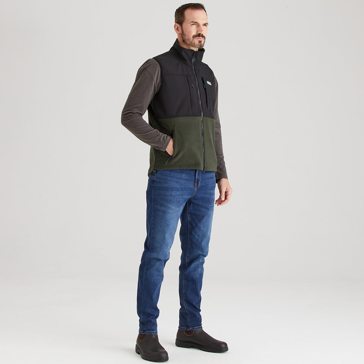 Men's Hybrid Vest Olive
