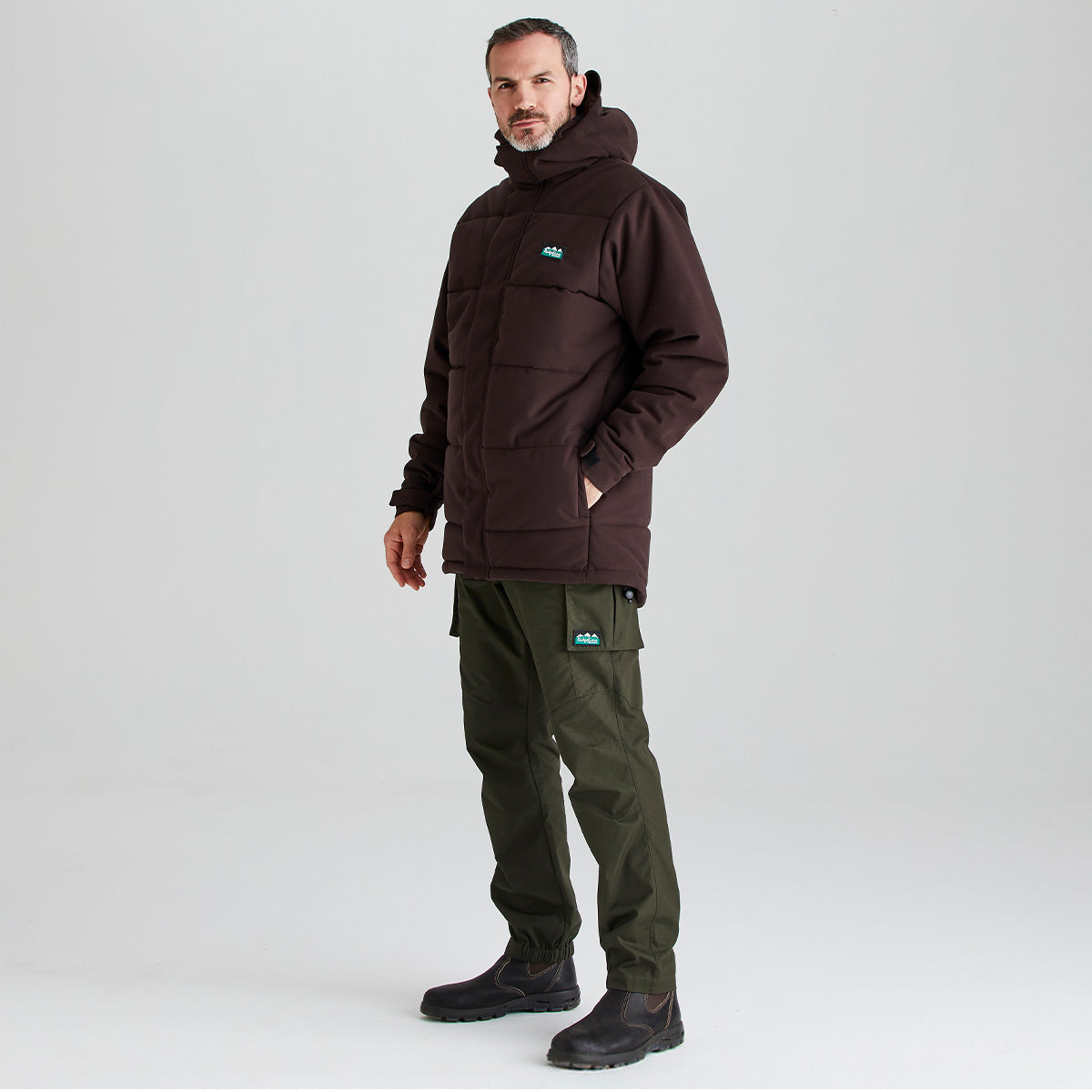 Men's Tundra Thermal Jacket Deep Bark