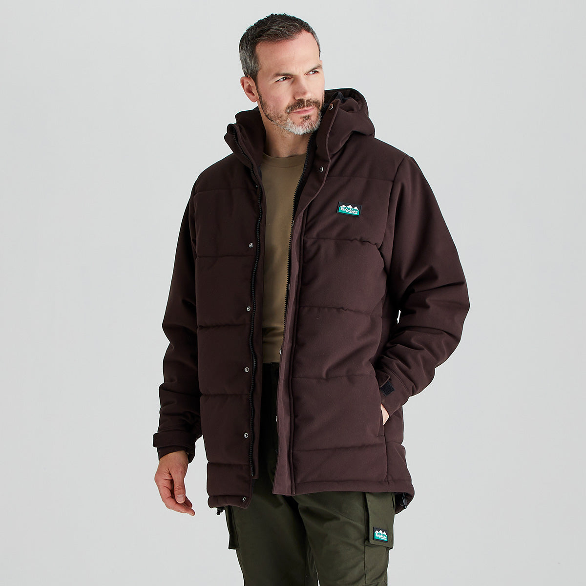 Men's Tundra Thermal Jacket Deep Bark