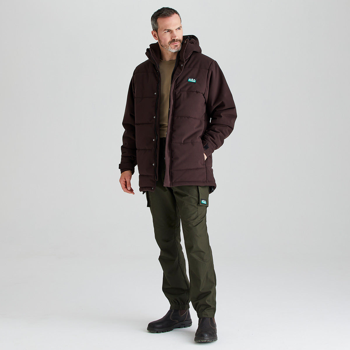 Men's Tundra Thermal Jacket Deep Bark