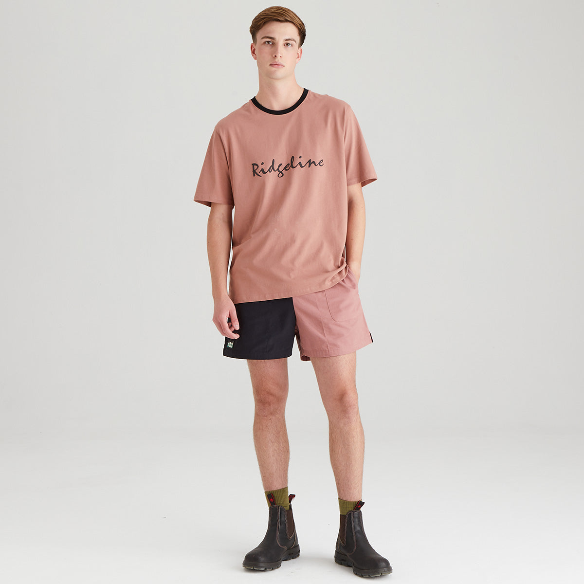 Men's Signature T-Shirt Dusky Pink