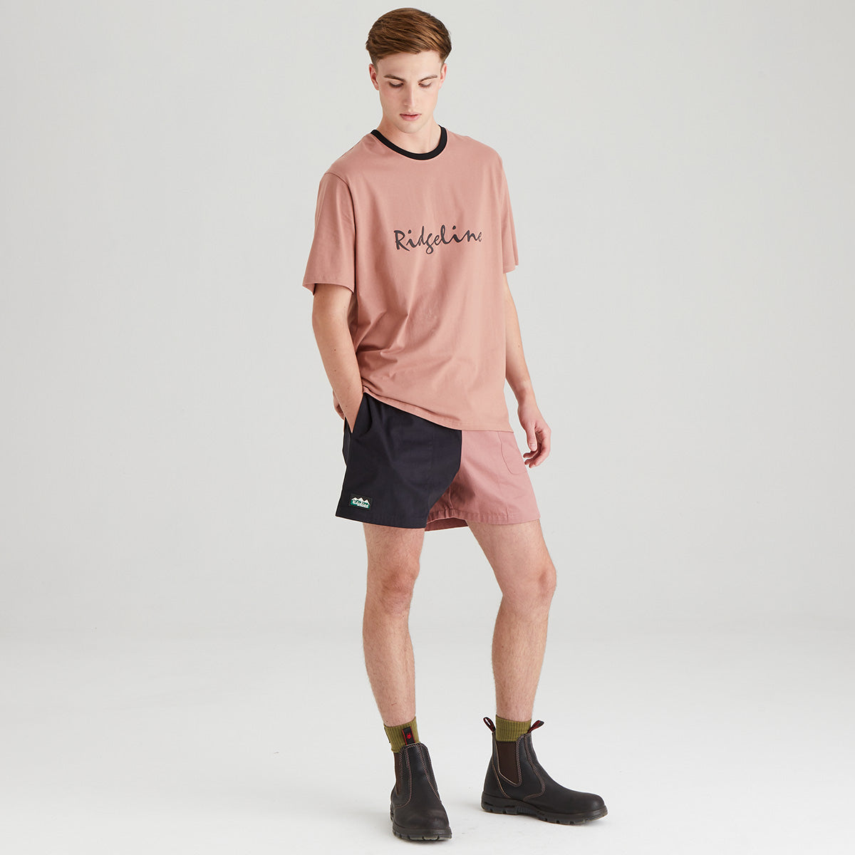 Men's Signature T-Shirt Dusky Pink
