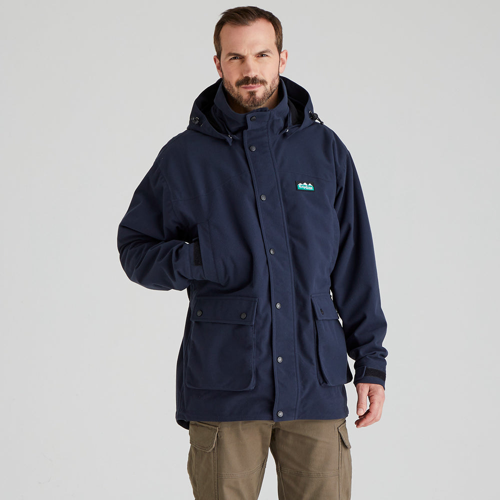 Men's Torrent Jacket Navy | Waterproof, Windproof & Breathable Coat