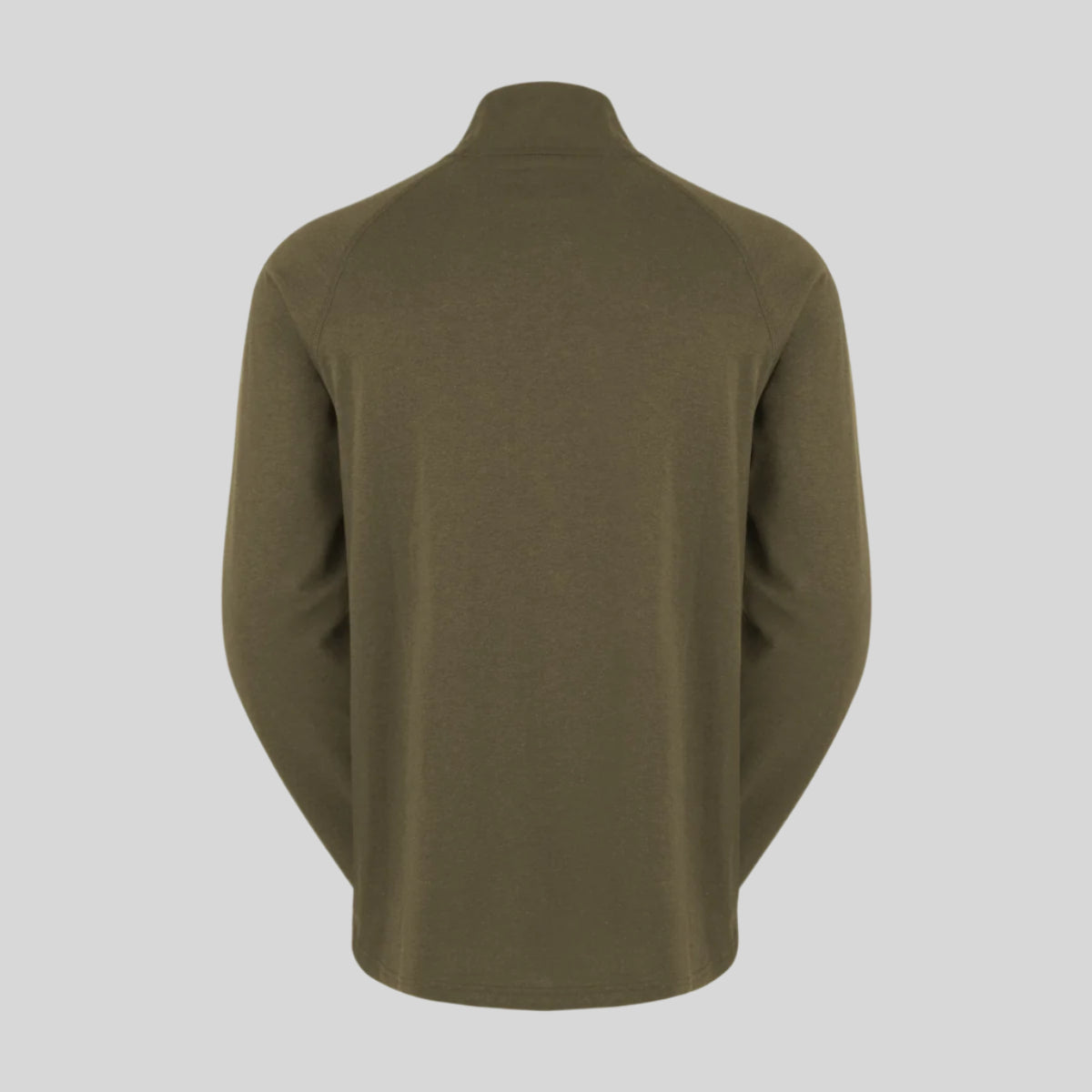 back view of Brown pullover. On a white background