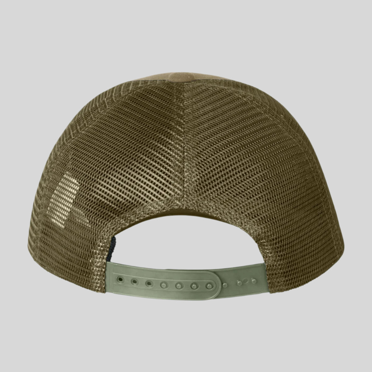 brown mesh cap on a white background