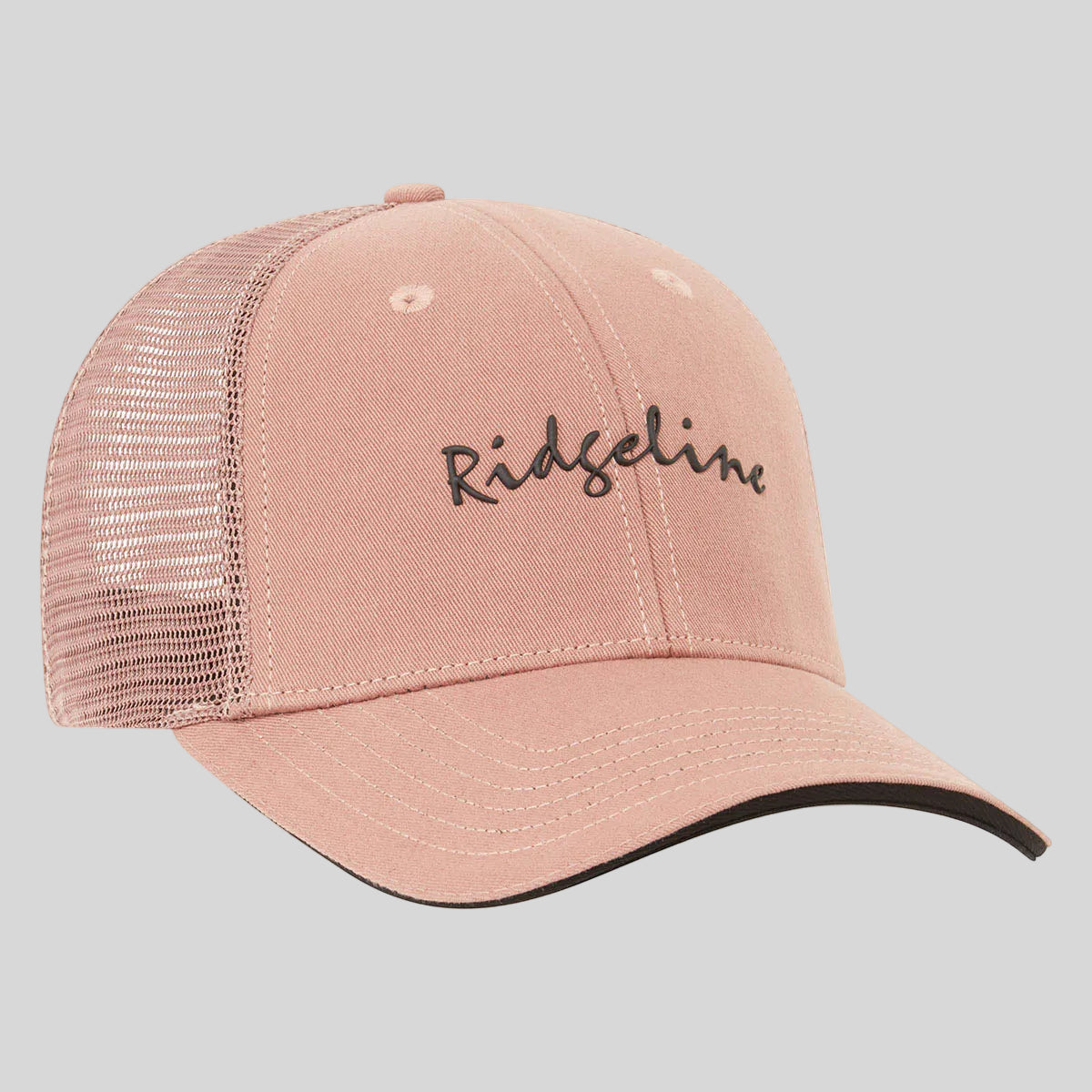 pink hat on a grey background 