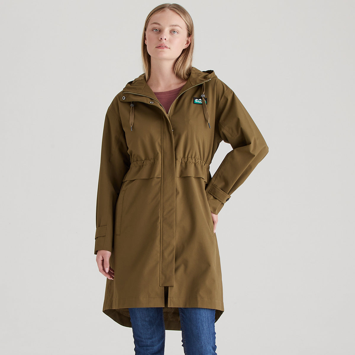 Range Jacket Women's Blakeney Parka Brown Teak | Lightweight Waterproof Parka