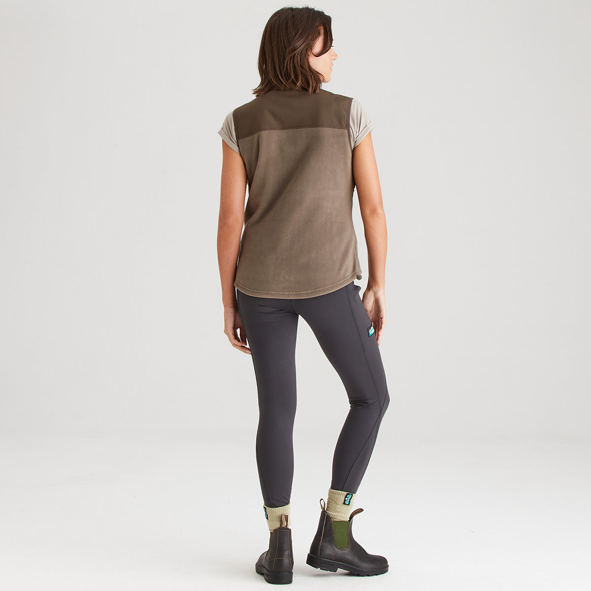 Women's Hybrid Vest Light Bark