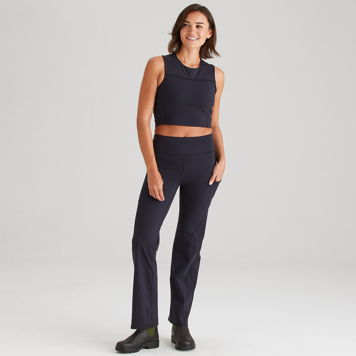 Women's Infinity Straight Leg Leggings Black