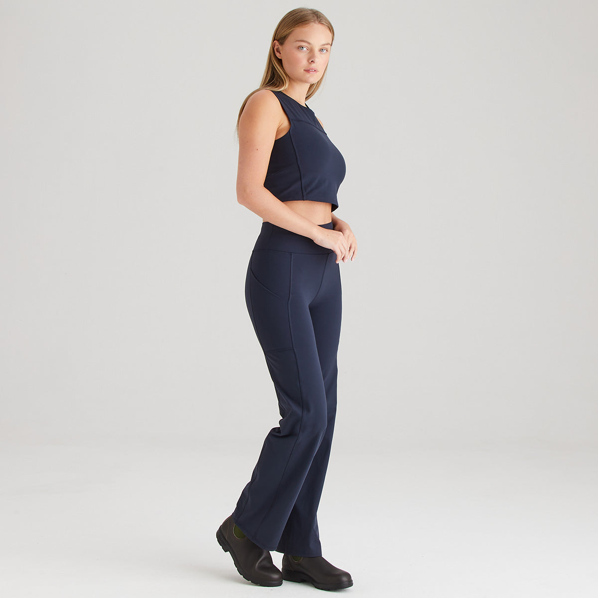 Women's Infinity Straight Leg Leggings Navy