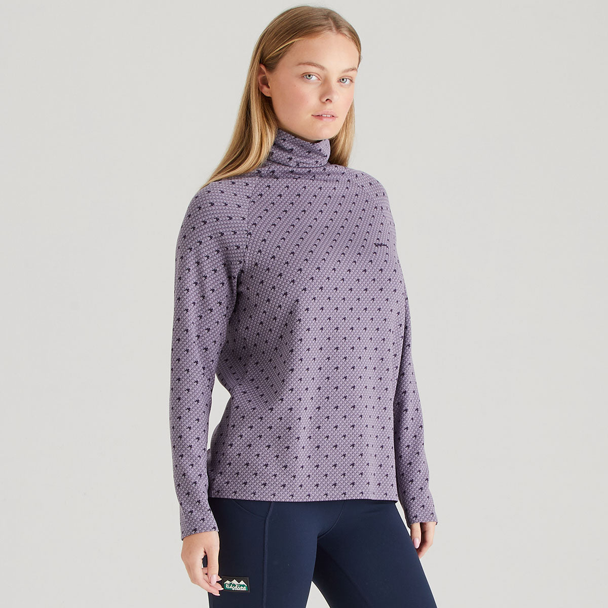 Women's Kelmarsh Top Lilac Print