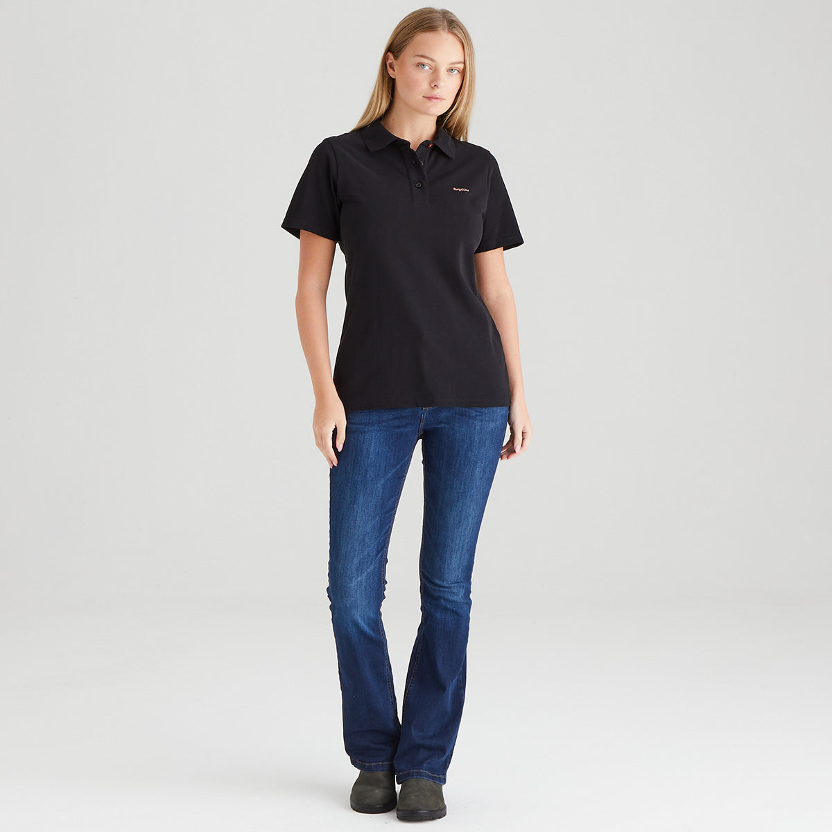 Women's Signature Polo Shirt Black