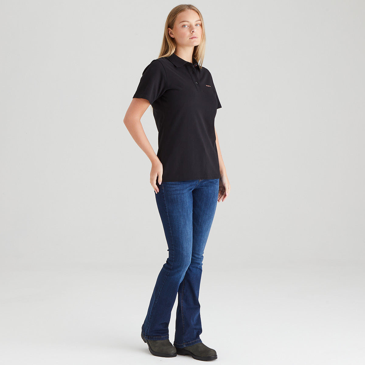 Women's Signature Polo Shirt Black