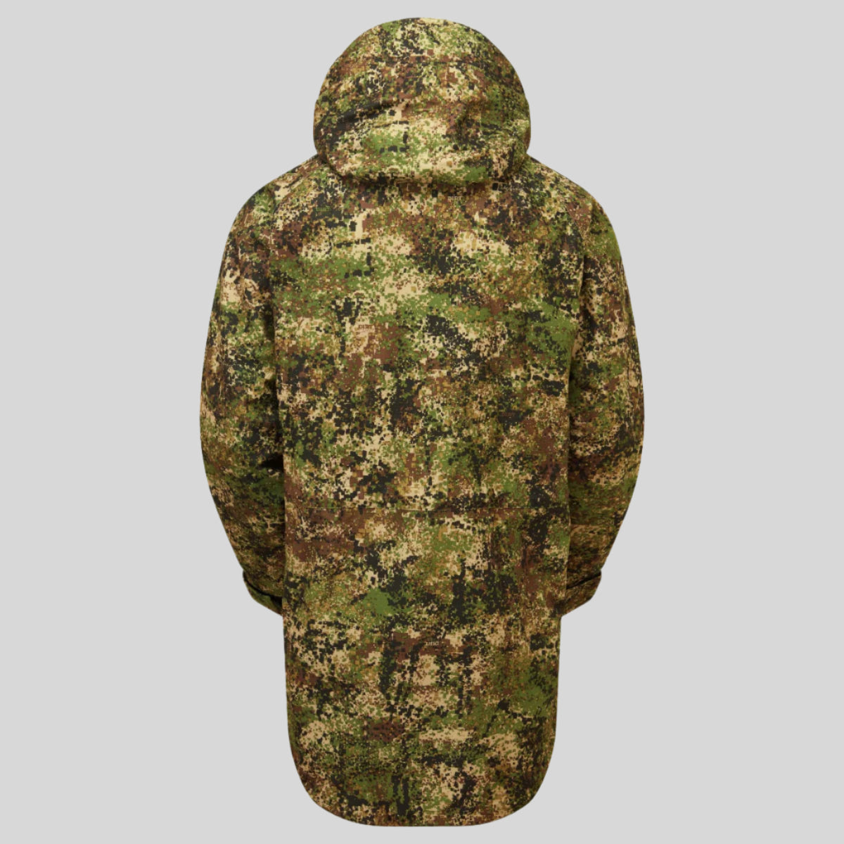 Camouflage jacket on a white background